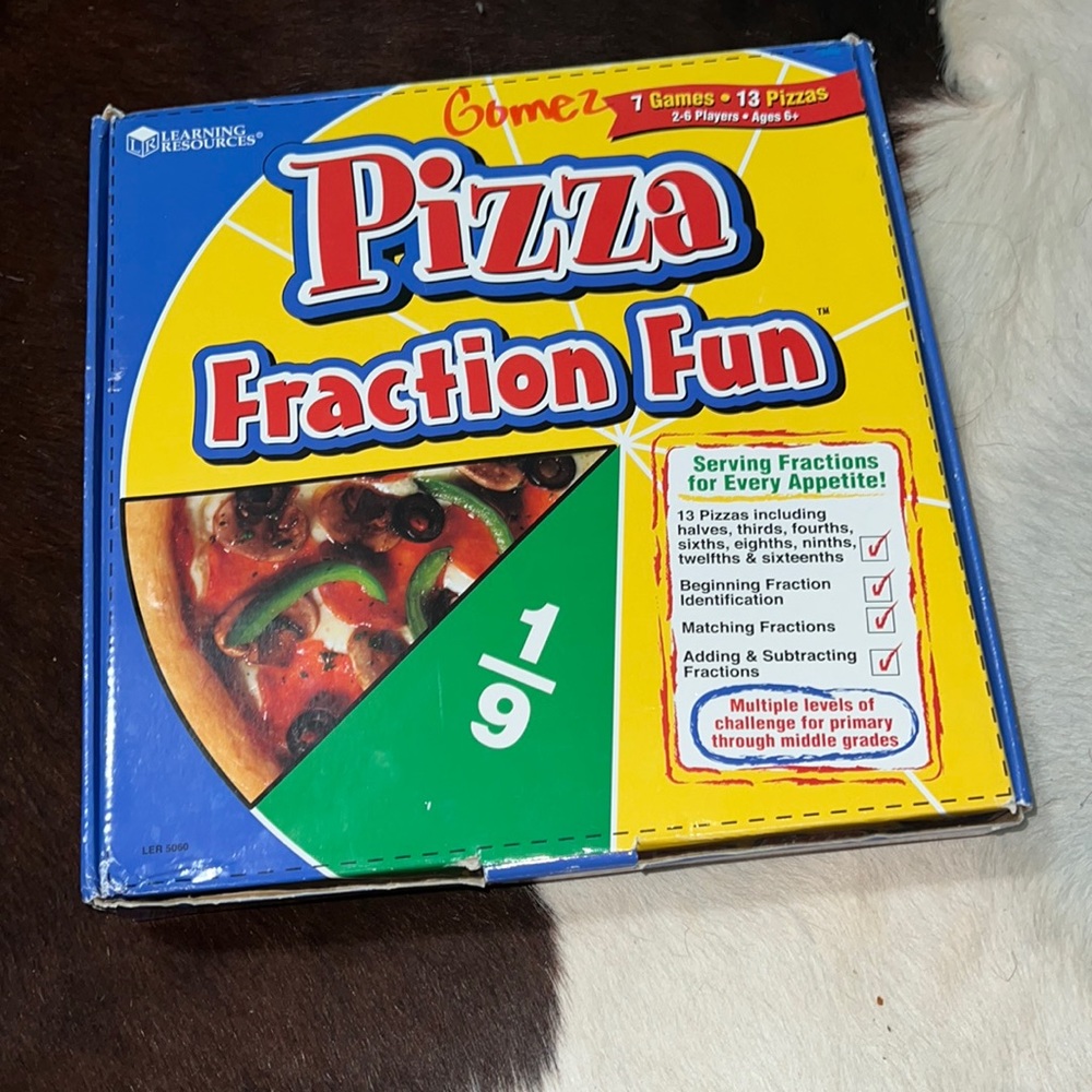 Pizza fraction fun